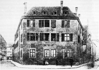 Wohnhaus Georg Büchners in Straßburg