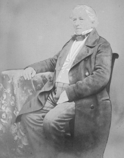 Ernst Karl Büchner (Deckweißüberhöhte Daguerreotypie, 1854)