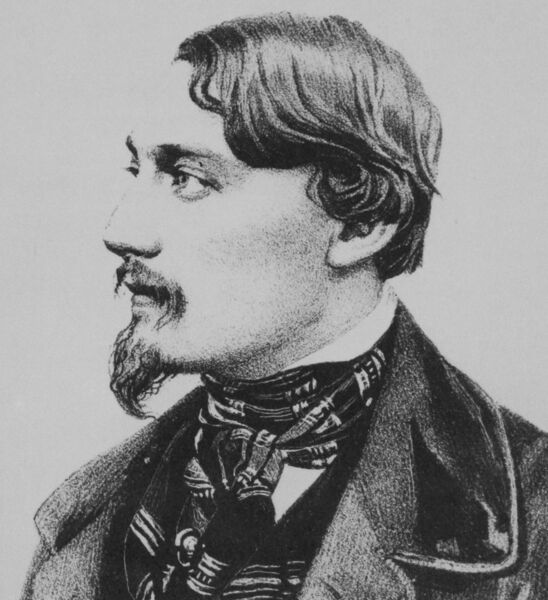Karl Gutzkow (Lithographie um 1840)