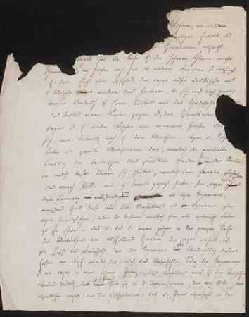Goethe- und Schiller-Archiv Weimar Manuskript der Probevorlesung; Foto: Klassik Stiftung Weimar