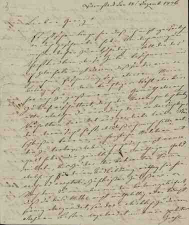 Brief des Vaters; GSA 28; Foto: Klassik Stiftung Weimar; d1 Insel-Almanach 1923