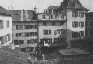 Wohnhaus Georg Büchners in Zürich